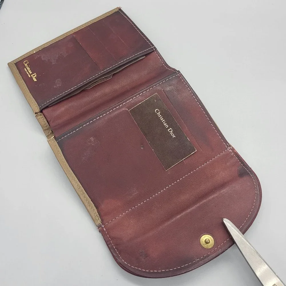 Christian Dior Vintage Leather Wallet